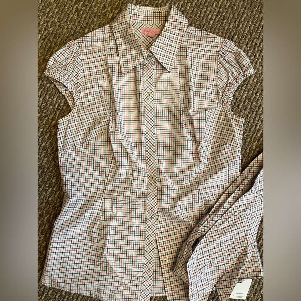 Vintage Plaid Lilly Pulitzer Button-Up Shirt